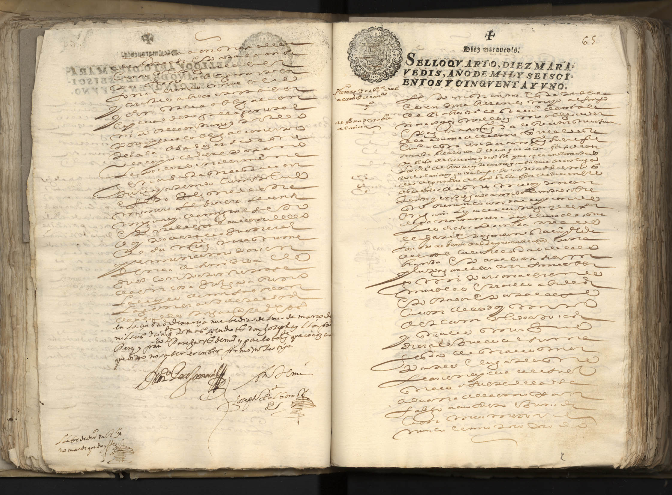 Registro de José Albornoz, Murcia de 1651.